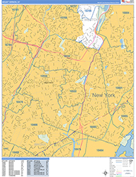 Mount Vernon Wall Map Basic Style 2026